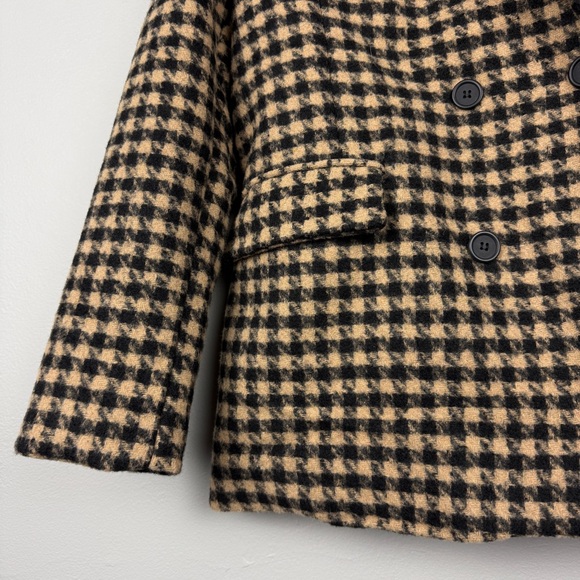 Free People BlankNYC Book Club Houndstooth Double Breasted Blazer - Picture 6 of 8